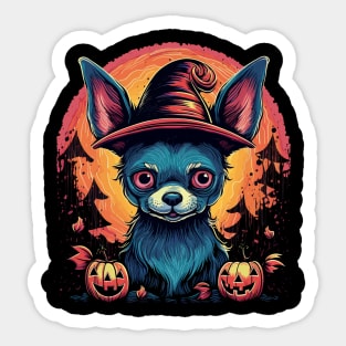 Chihuahua Halloween Sticker